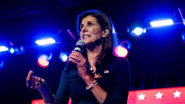 FORT WORTH, TEXAS - MARCH 4: Republican presidential candidate, former U.N. Ambassador Nikki Haley speaks at a campaign rally on March 4, 2024 in Fort Worth, Texas. Haley won her first Republican primary, besting former President Donald Trump in Washington D.C. on Friday. Voters in 16 states, including Texas, head to the polls tomorrow on Super Tuesday.  (Photo by Emil Lippe/Getty Images)
