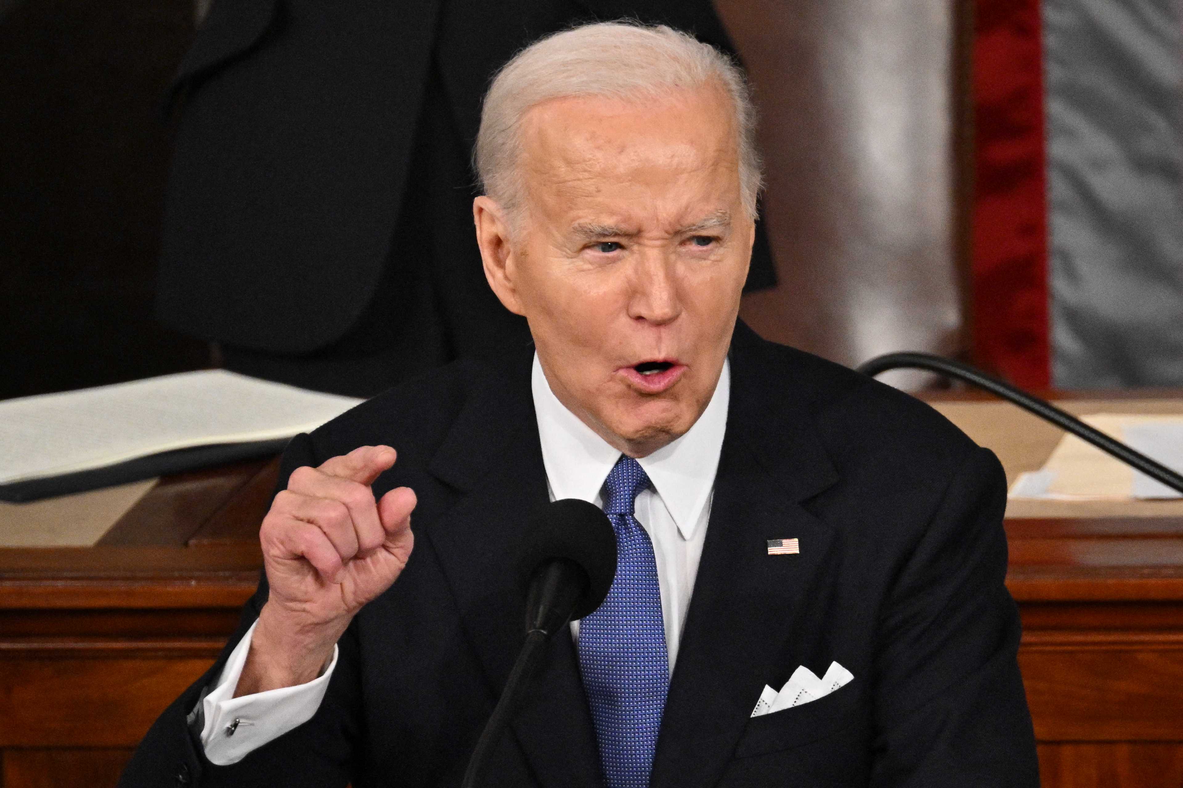 Biden Uses Feisty State Of The Union To Contrast With Trump, Sell ...