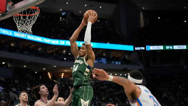 Antetokounmpo records 30 points and 19 rebounds in Bucks win over Thunder - Vimarsana News