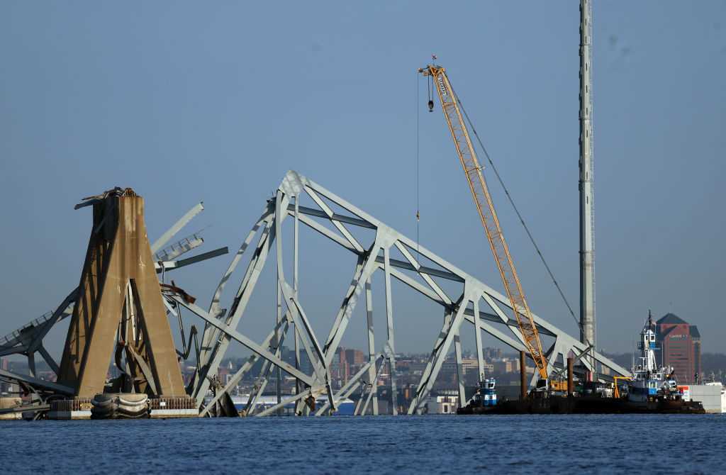 Live Coverage: Cranes Remove Wreckage Of Baltimore Bridge