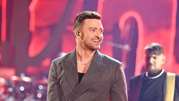Justin Timberlake performs onstage at the 2024 iHeartRadio Music Awards held at the Dolby Theatre on April 1, 2024, in Los Angeles, California.