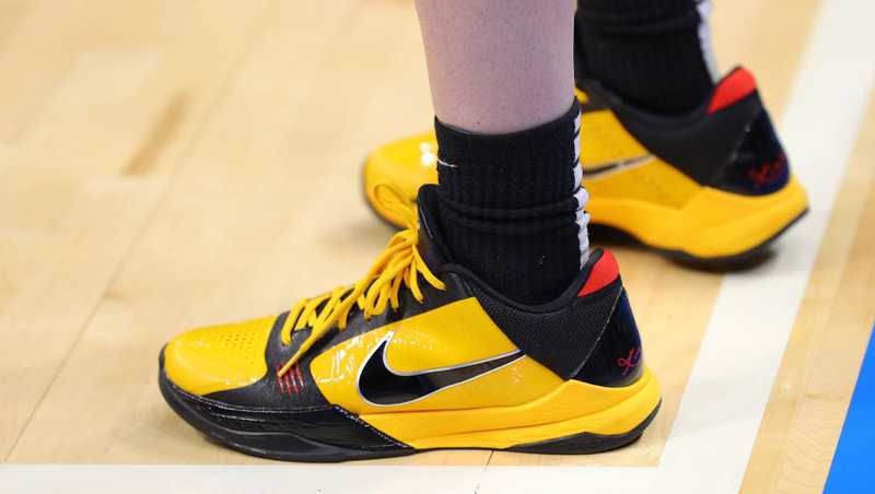 What shoes does Iowa basketball star Caitlin Clark wear?