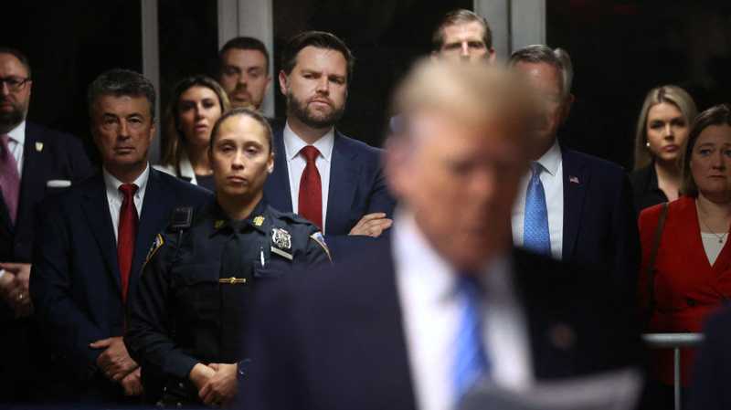 Iowa Attorney General Brenna Bird at Donald Trump's hush money trial in New York