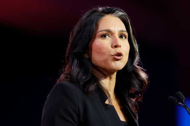 WASHINGTON,&#x20;DC&#x20;-&#x20;JUNE&#x20;21&#x3A;&#x20;&#x20;Former&#x20;Rep.&#x20;Tulsi&#x20;Gabbard&#x20;&#x28;I-HI&#x29;&#x20;speaks&#x20;at&#x20;the&#x20;Faith&#x20;and&#x20;Freedom&#x20;Road&#x20;to&#x20;Majority&#x20;conference&#x20;at&#x20;the&#x20;Washington&#x20;Hilton&#x20;on&#x20;June&#x20;21,&#x20;2024&#x20;in&#x20;Washington,&#x20;DC.&#x20;The&#x20;conservative&#x20;Christian&#x20;group&#x20;is&#x20;hosting&#x20;a&#x20;series&#x20;of&#x20;congressional&#x20;members&#x20;and&#x20;political&#x20;candidates&#x20;to&#x20;speak&#x20;on&#x20;the&#x20;upcoming&#x20;2024&#x20;elections.&#x20;Republican&#x20;presidential&#x20;candidate,&#x20;former&#x20;U.S.&#x20;President&#x20;Donald&#x20;Trump&#x20;will&#x20;deliver&#x20;the&#x20;keynote&#x20;address&#x20;later&#x20;this&#x20;weekend.&#x20;&#x20;&#x28;Photo&#x20;by&#x20;Anna&#x20;Moneymaker&#x2F;Getty&#x20;Images&#x29;