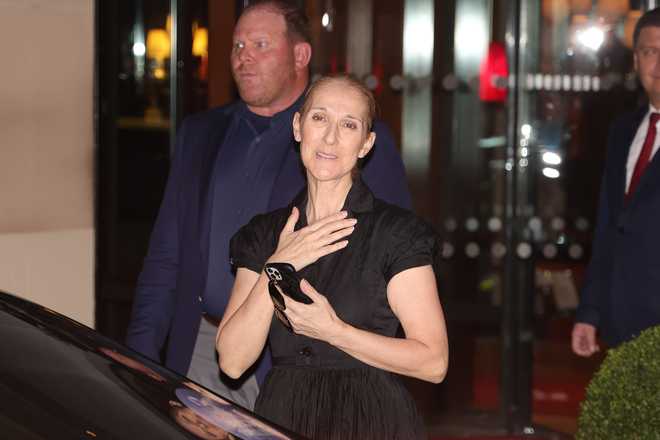 Celine&#x20;Dion&#x20;is&#x20;seen&#x20;returning&#x20;to&#x20;her&#x20;hotel&#x20;on&#x20;July&#x20;24,&#x20;2024&#x20;in&#x20;Paris,&#x20;France.