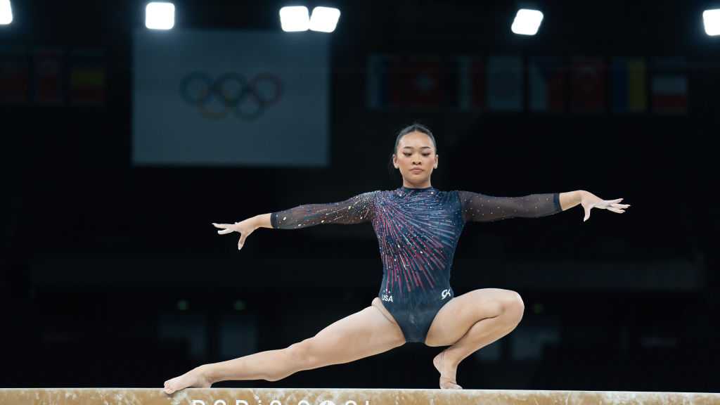 Gallery: USA women's gymnastics team's sparkly leotards dazzle at 2024 ...