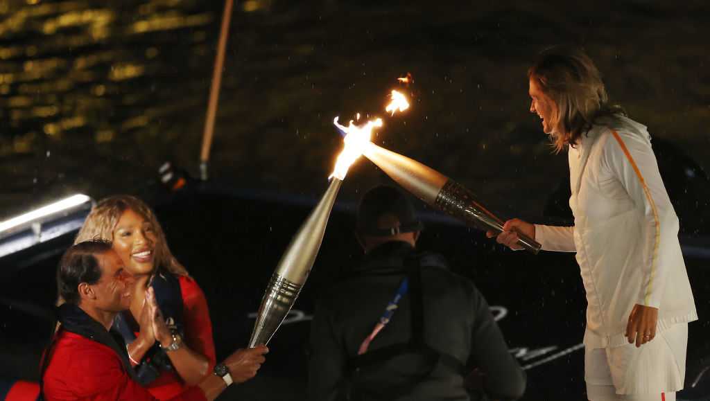 Snapshots of the 2024 Paris Olympics Opening Ceremony