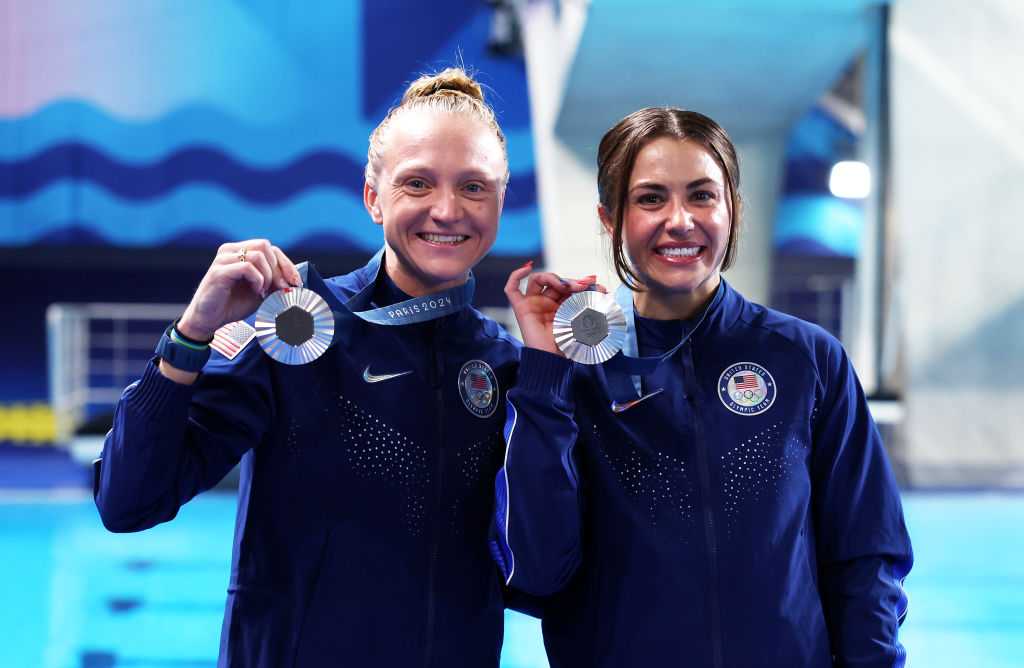 Synchronized diving duo known as ‘Cook’N Bacon’ earn first US Olympic medals