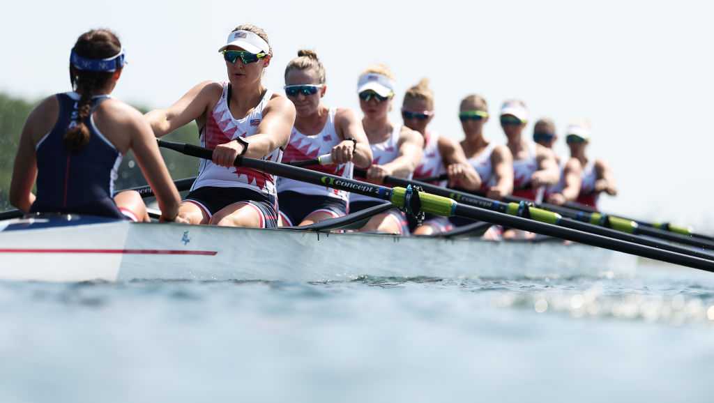 U.S. women's rowing eights wins repechage, advances to gold medal race