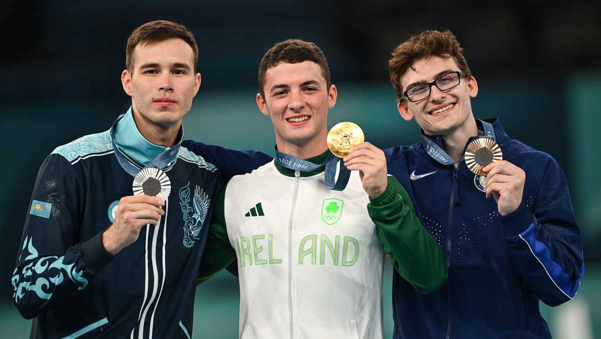 Nedoroscik nabs bronze, Ireland wins first-ever medal in Olympic gymnastics in pommel horse final