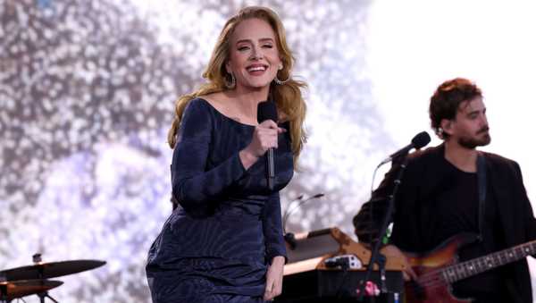 MUNICH, GERMANY - AUGUST 02: (Exclusive Coverage) Adele performs onstage at Messe München on August 02, 2024 in Munich, Germany. (Photo by Kevin Mazur/Getty Images for AD)