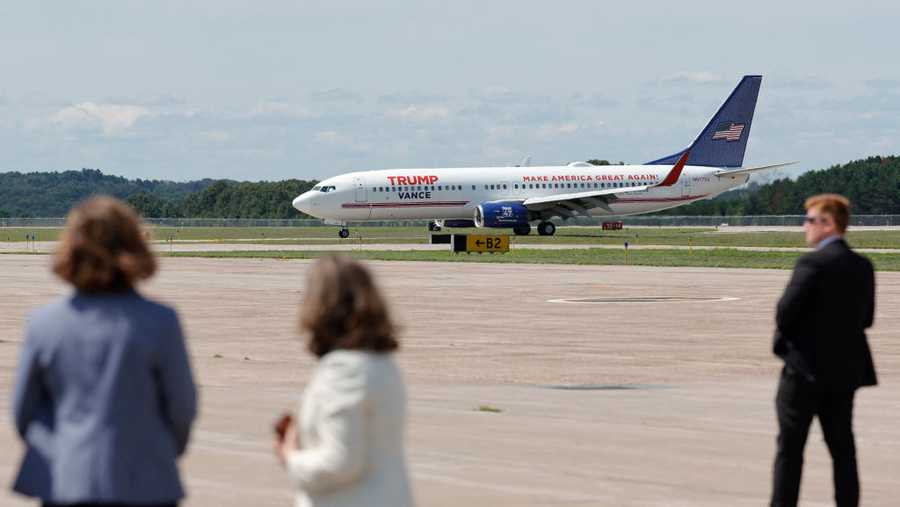 JD Vance's plane returns to Milwaukee airport shortly after departure