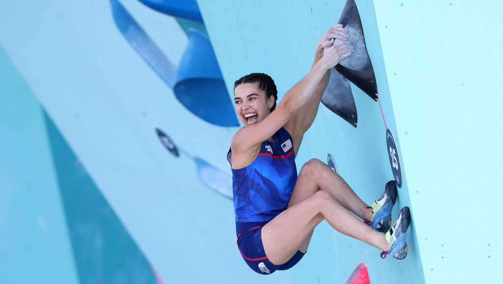 Raboteau is the first American woman to win a medal in sport climbing.