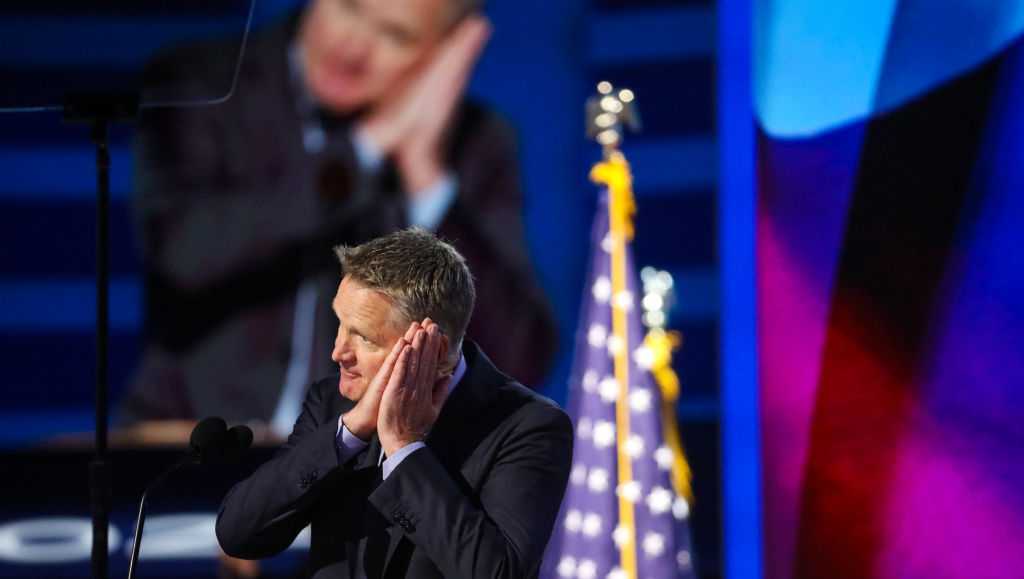 Video: Golden State Warriors Coach Steve Kerr speaks at DNC