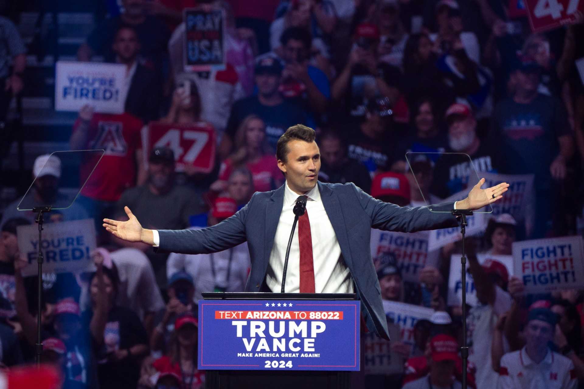 Trump honoring Charlie Kirk with Presidential Medal of Freedom on what would be his 32nd birthday