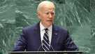 President Joe Biden speaks during the United Nations General Assembly (UNGA) at the United Nations headquarters on September 24, 2024 in New York City. 