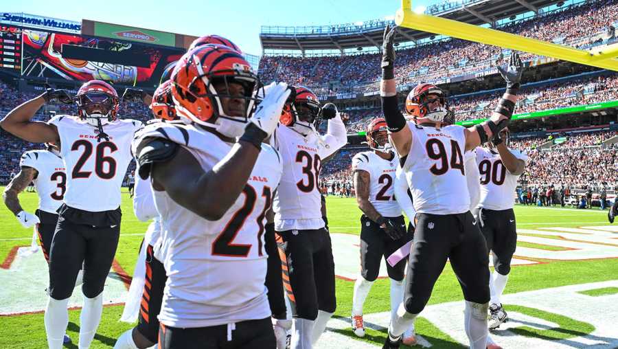 Burrow tosses 2 touchdowns, Hubbard logs first career INT as Bengals beat  Browns