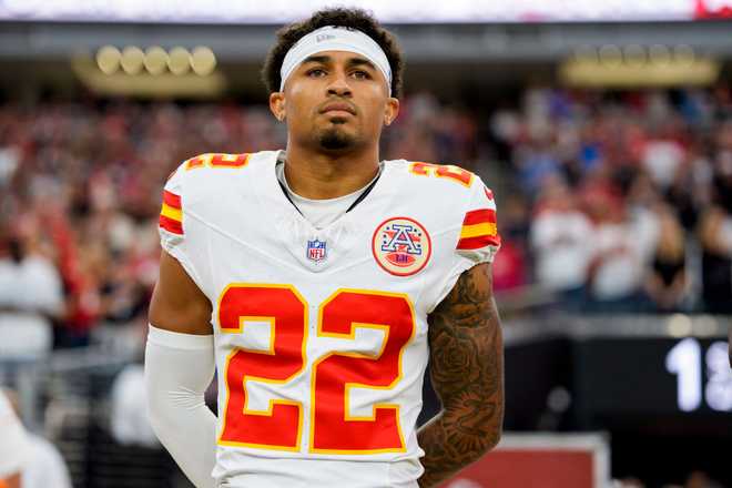 Kansas City Chiefs' Trent McDuffie honors brother on field