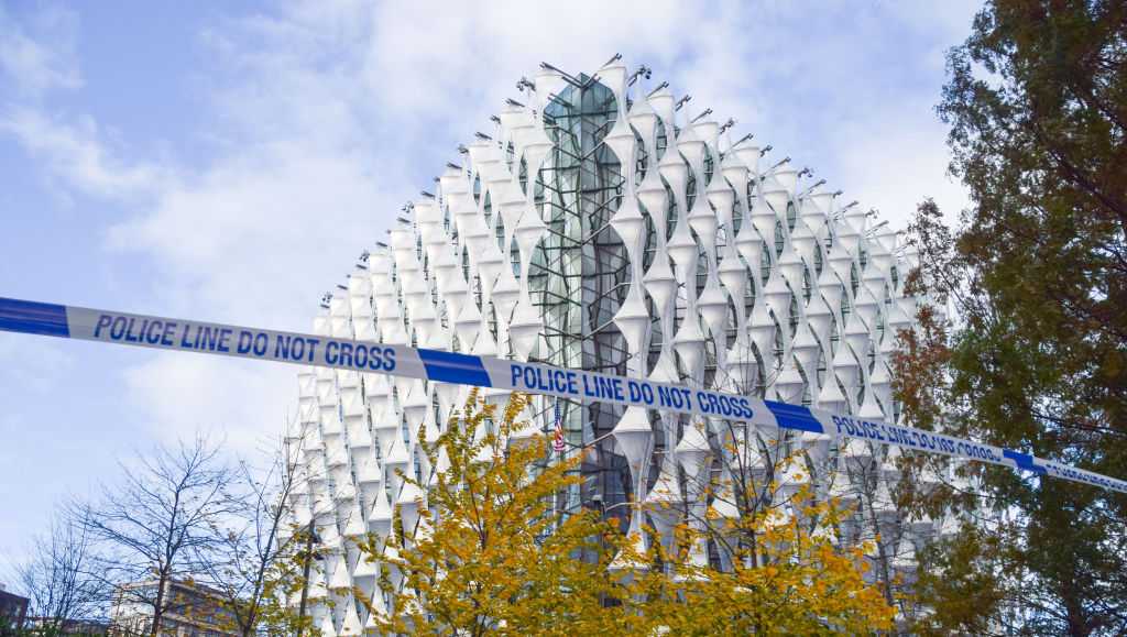 UK authorities charge a man in last week's bomb hoax at the US Embassy