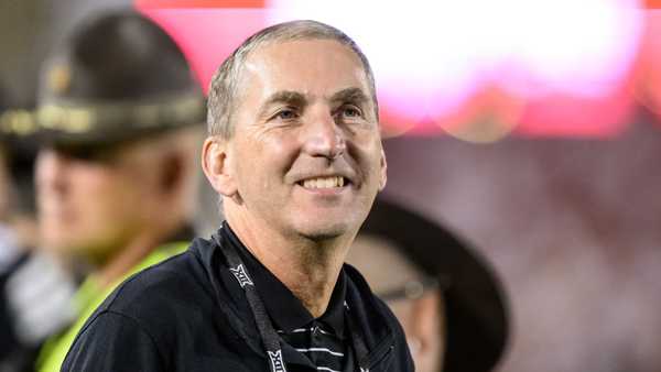 AMES, IOWA - OCTOBER 19, 2024: Athletic Director Jamie Pollard of the Iowa State Cyclones walks on the field following a game against the University of Central Florida Knights at Jack Trice Stadium on October 19, 2024 in Ames, Iowa. The Cyclones beat the Knights, 38-35. (Photo by Luke Lu/Diamond Images via Getty Images)