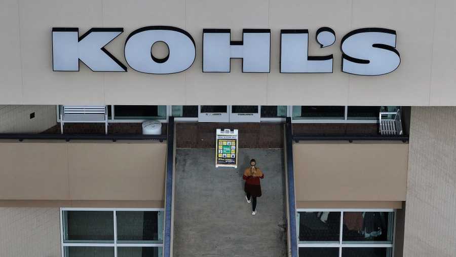 A customer walks in front of a Kohl's store on November 26, 2024 in San Rafael, California. (Photo by Justin Sullivan/Getty Images)