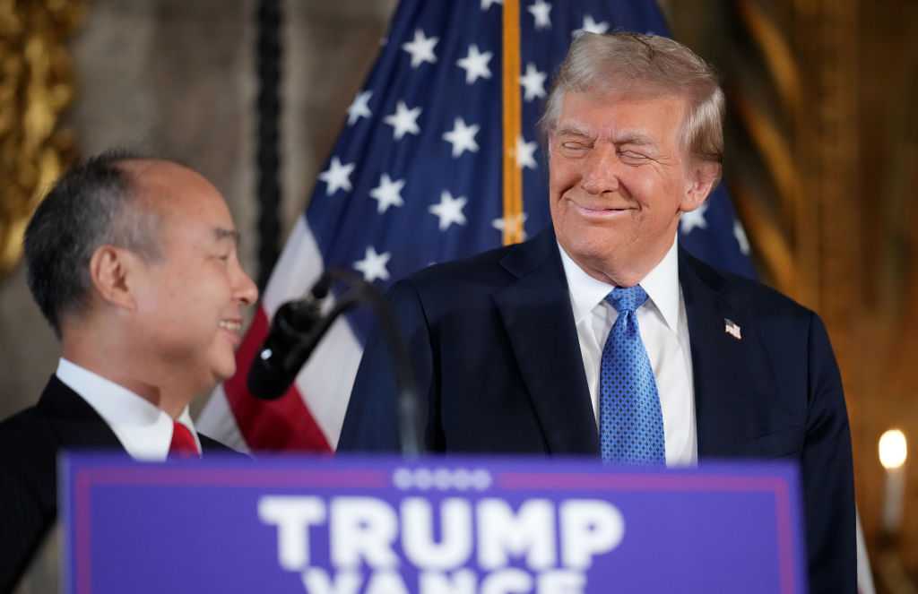 Trump And SoftBank CEO Announce The Company Will Invest $100 Billion In ...