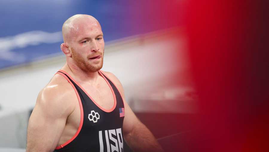 ZAGREB, CROATIA - FEBRUARY 6: Kyle Frederick Snyder of the USA during UWW Grand Prix Ranking Series Zagreb Open 2025 Men&apos;s Freestyle 97kg weight class gold medal match on February 6, 2025 at Arena Zagreb in Zagreb, Croatia.  (Photo by Matija Habljak/Pixsell/MB Media/Getty Images)
