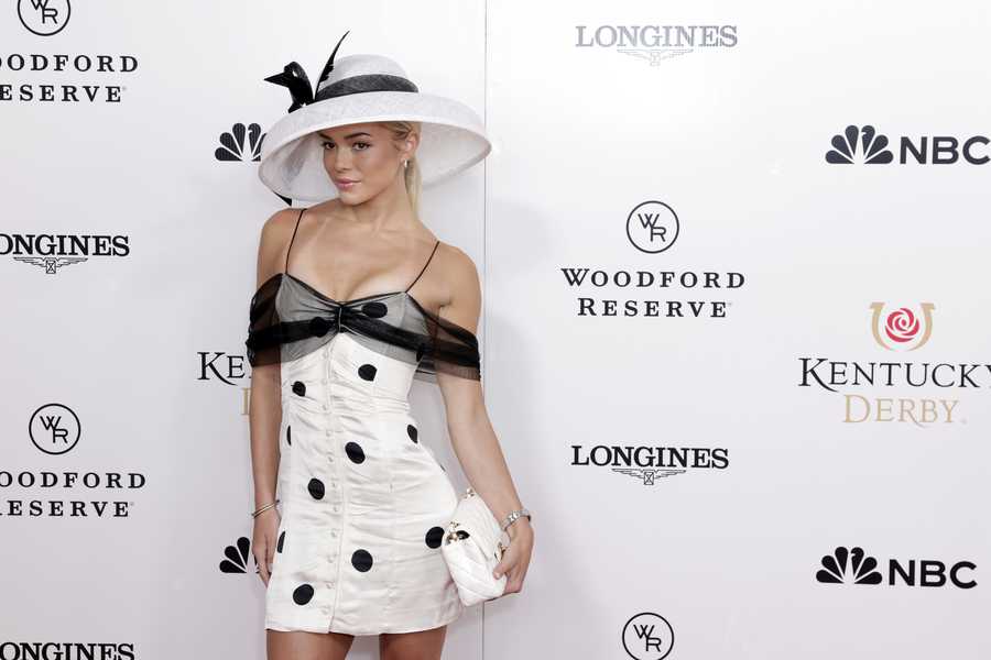 Kentucky Derby 151 LOUISVILLE, KENTUCKY - MAY 03: Livvy Dunne attends Kentucky Derby 151 at Churchill Downs on May 03, 2025 in Louisville, Kentucky. (Photo by Jeff Schear/Getty Images for Churchill Downs)