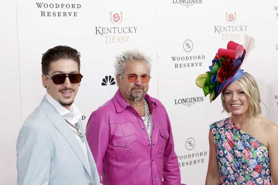Kentucky Derby 151 LOUISVILLE, KENTUCKY - MAY 03: (L-R) Hunter Fieri and Guy Fieri attend Kentucky Derby 151 at Churchill Downs on May 03, 2025 in Louisville, Kentucky. (Photo by Jeff Schear/Getty Images for Churchill Downs)