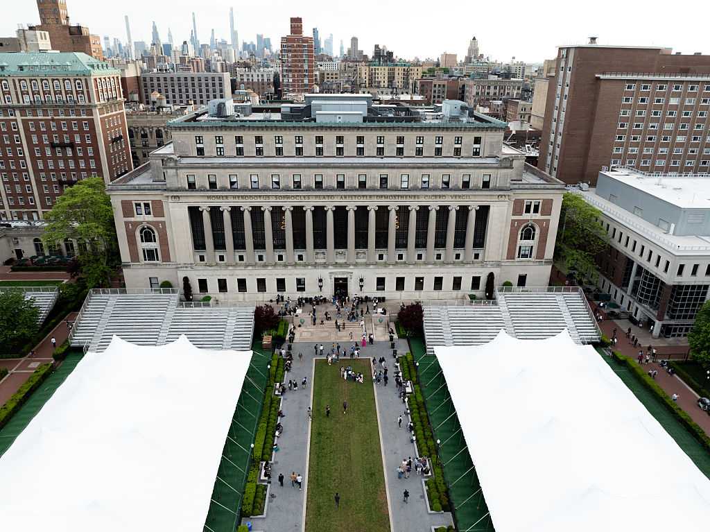 Columbia suspends over 65 students after pro-Palestinian protest in library