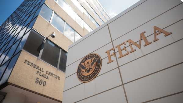 WASHINGTON, DC - MAY 15: The Federal Emergency Management Agency (FEMA) building is seen on May 15, 2025 in Washington, DC. According to an internal agency review obtained by CNN, FEMA 