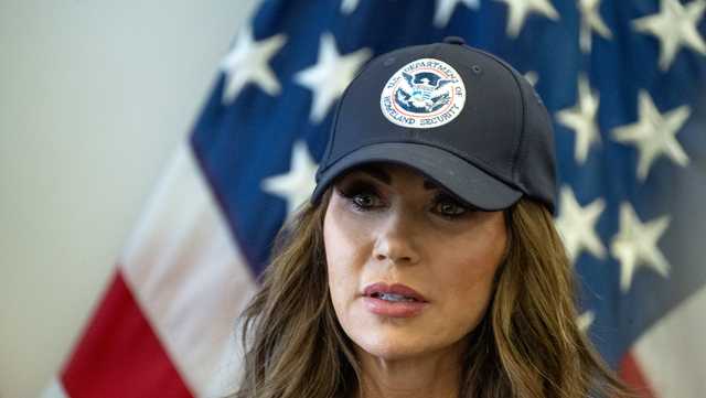 DHS Secretary Kristi Noem hospitalized after allergic reaction