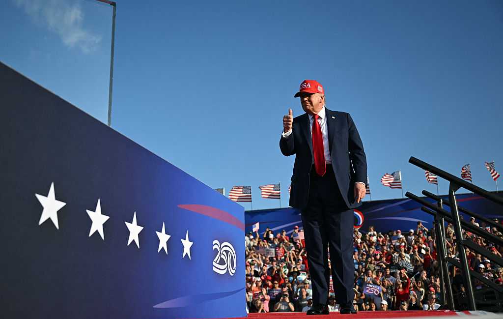 President Trump kicks off a yearlong celebration of America's 250th anniversary in Iowa