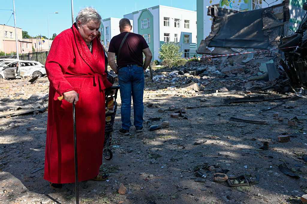 wisn.com - Hanna Arhirova, Associated Press - Russia launches largest missile and drone barrage on Kyiv since war began