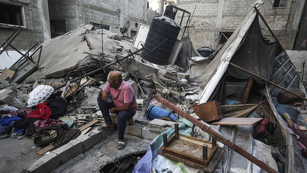 Israeli airstrikes kill at least 38 Palestinians in Gaza as Netanyahu prepares for Washington talks