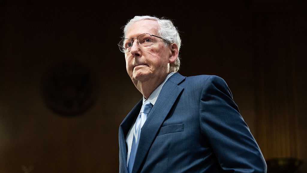Reports: Kentucky Sen. Mitch McConnell hospitalized with flu-like symptoms