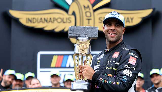 Bubba Wallace wins Brickyard 400 to become Indy's first Black winner