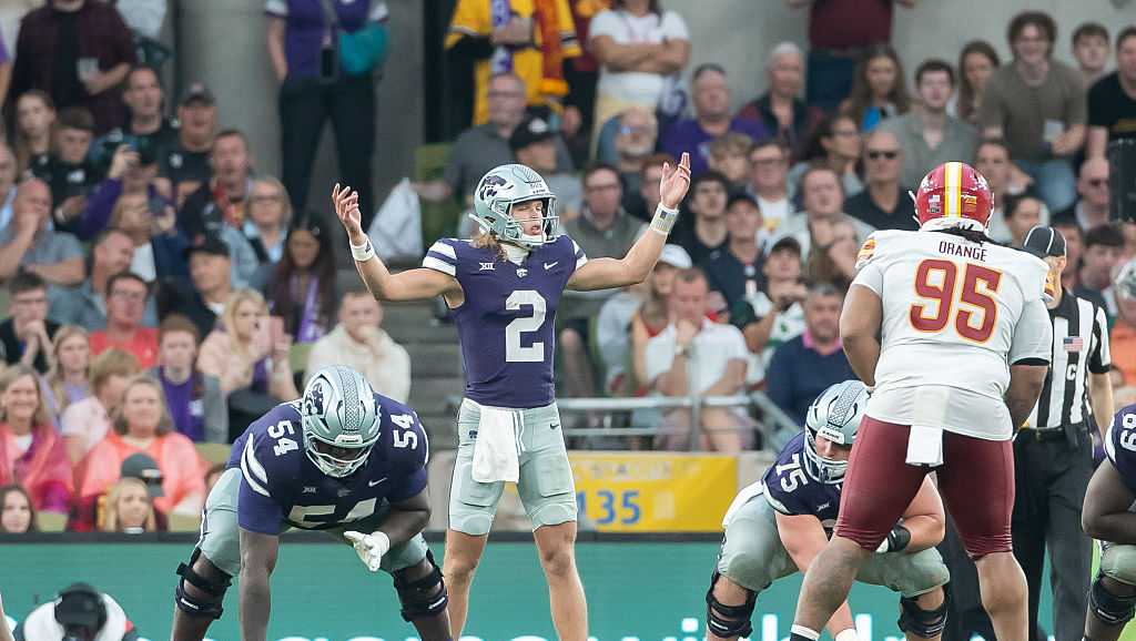Family of Kansas State QB apologizes for fight following Wildcats’ loss to Iowa State in Ireland