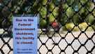 A sign on the entrance to the U.S. National Arboretum is seen as it is closed due to the federal government shut down on October 01, 2025 in Washington