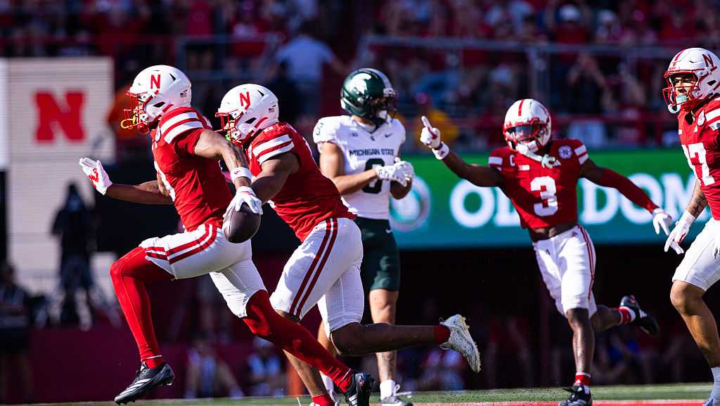 Nebraska defensive back honored for standout performance in Huskers' win against Michigan State
