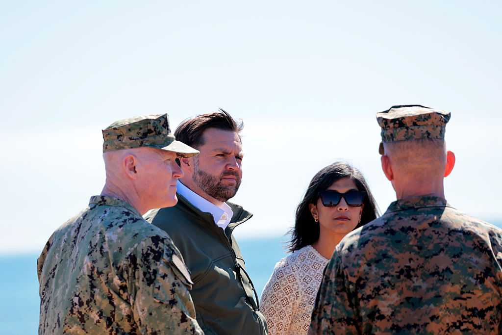 Newsom calls out VP Vance after CHP vehicle hit by shrapnel, damaged during Marine Corps drills