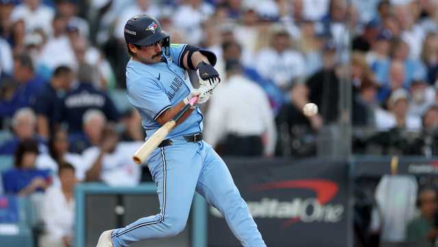 Former New Hampshire Fisher Cats lead Blue Jays' Game 5 win over Dodgers