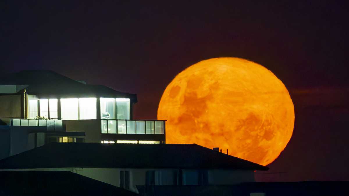 Photos show the last supermoon of the year shining in December skies