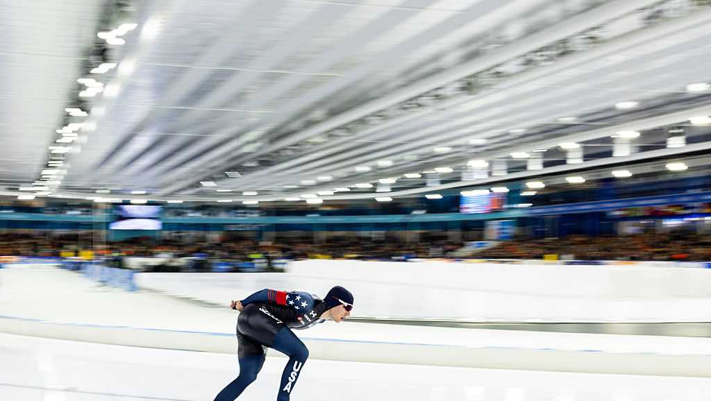 Speed skater Casey Dawson takes advantage of Utah's Olympic pipeline