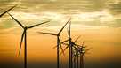 Wind farm on the North Sea