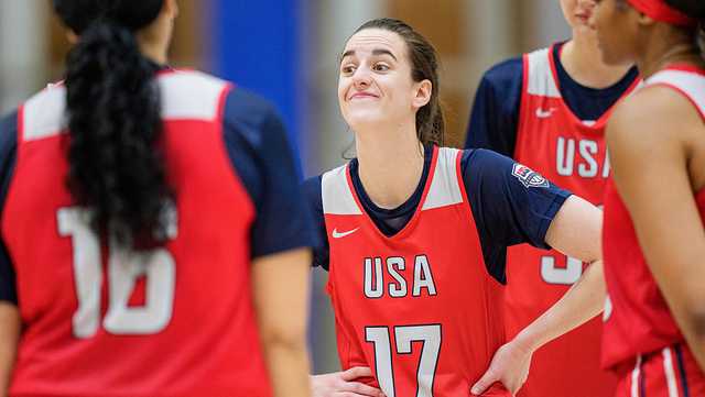 Caitlin Clark returns to court with USA Basketball