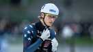 Jordan Stolz of United States competes in Men's Mass Start race during day 3 of the ISU World Cup Speed Skating - Hamar at Hamar Olympic Hall Vikingskipet on December 14, 2025 in Hamar, Norway. 