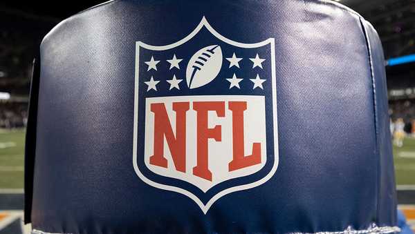 CHICAGO, IL - DECEMBER 20: The NFL logo is pictured on the goalpost before a regular season game between the Green Bay Packers and the Chicago Bears on December 20, 2025, at Soldier Field in Chicago, Illinois. (Photo by Joseph Weiser/Icon Sportswire via Getty Images)