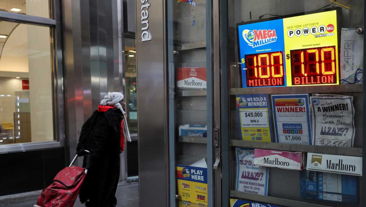 Christmas Eve's Powerball jackpot worth an estimated $1.8B, 4th-largest in history