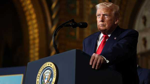PALM BEACH, FLORIDA - DECEMBER 22: U.S. President Donald Trump takes questions as he announced the creation of the 